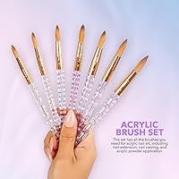 Kiara Sky Acrylic Brush #20 - Clear — image 6