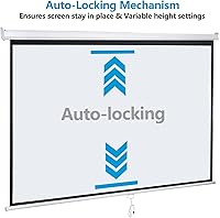 SUPER DEAL 80″ 16:9 HD Projection Screen — image 5