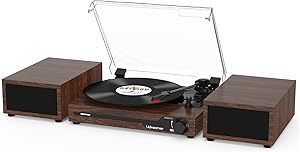 Udreamer UD012 Vinyl Record Player with External Speakers Review