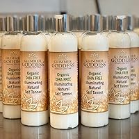 Glimmer Goddess Organic DHA Free Self Tanner 8oz — image 2