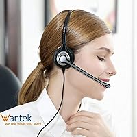 Wantek 602 Wired Computer Headset — image 3