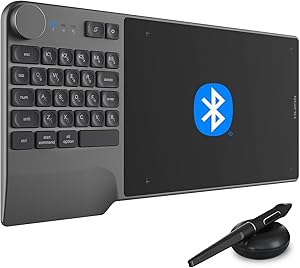 HUION Inspiroy Keydial KD200 Wireless Drawing Tablet Review