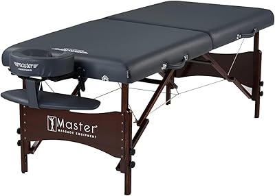 Master Massage Newport Portable Massage Table, Royal Blue, 30″