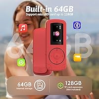 wiwoo 64GB Sport Clip Bluetooth MP3 Player — image 6