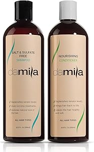 Damila Salt & Sulfate Free Shampoo & Conditioner Set, 16.9 Fl Oz Review