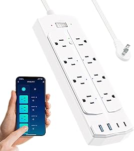Yozisital 2 Prong Smart Plug Power Strip with 8 Outlets & 4 USB Ports Review