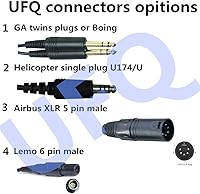 UFQ ANR L2 Hi-Lite In-Ear Aviation Headset — image 9