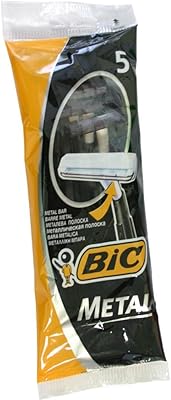 BIC Metal Disposable Men's Shaving Razors, 50 Count