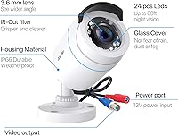 ZOSI 4 x 2MP 1080p HD-TVI Security Camera Kit — image 3
