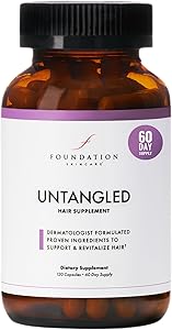 Foundation Skincare UnTangled Hair Vitamins 60-Day Supply Review