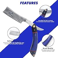 Qureshi Damascus Steel Straight Razor — image 5