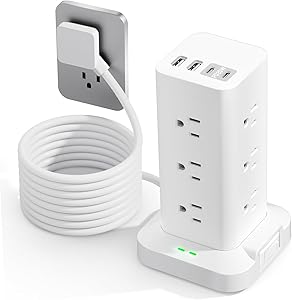 Thoolor Surge Protector Power Strip 6FT with 12 Outlets & 4 USB Ports Review