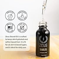 ZEUS Natural Beard Oil Sandalwood 1oz — image 4