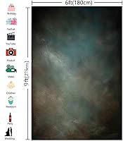 HMTFOTO 6x9ft Aqua Backdrop — image 5