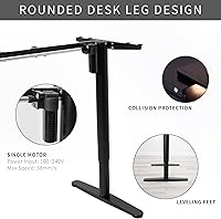 VIVO DESK-E151EB Electric Standing Desk Frame — image 4