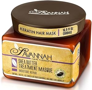 Savannah Hair Mask with Keratin & Shea Butter 500mL