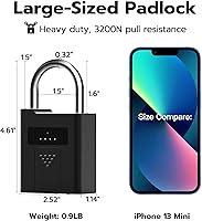 eLinkSmart P11BF Fingerprint Padlock — image 2