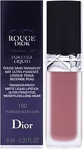 Dior Rouge Forever Liquid Matte Lipstick - 100 Forever Nude Look 0.2oz Review