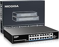 NICGIGA 16-Port PoE+ Switch 250W — image 1