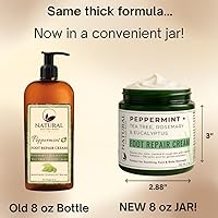 Natural Escapes Peppermint Foot Cream 8oz — image 2