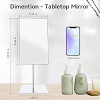 DOWRY 5X Tabletop Magnifying Makeup Mirror — image 6