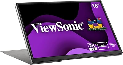 ViewSonic VG1656-2K 16-inch Portable Monitor