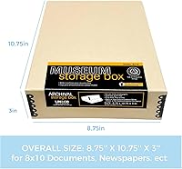 Lineco Museum Archival Storage Box 8x10x3 — image 2