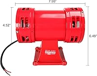 YaeCCC Air Raid Siren RA-0121, 110V Electric, 150dB — image 6