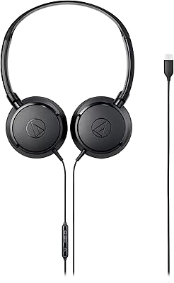 Audio-Technica ATH-S120C-BK USB-C Headphones