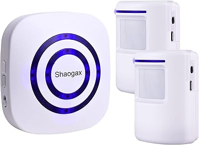 Shaogax Motion Sensor Alarm System with 2 PIR Sensors