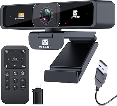 Vitade 915FF 4K Zoomable Webcam