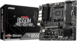 MSI B550M PRO-VDH WiFi Motherboard Review