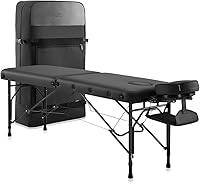 DR.LOMILOMI Portable Massage Table 302 Halia (Black, Standard) — image 1