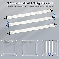 Takerers LB12 Photo Studio Light Box 39x39 Inch — image 4