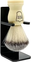 Parker Synthetic Shaving Brush with Faux Cream Handle — image 1