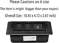 Kungfuking Pop Up Power Strip with Dual USB Ports — image 2