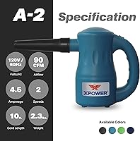 XPOWER A-2 Airrow Pro Electric Air Duster — image 2