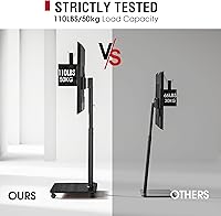 AOKCOS Rolling TV Stand for 43-75 Inch TVs — image 8