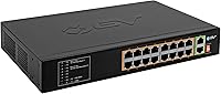 BV-Tech 18 Ports Long Range PoE+ Switch — image 1