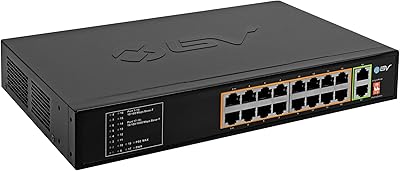 BV-Tech 18 Ports Long Range PoE+ Switch