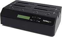 StarTech.com SATDOCK4U3RE 4-Bay Hard Drive Duplicator and Eraser — image 1