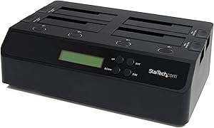 StarTech.com SATDOCK4U3RE 4-Bay Hard Drive Duplicator and Eraser Review