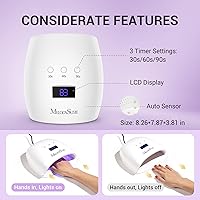 MelodySusie 54W UV LED Nail Lamp with UV Gloves Kit — image 6