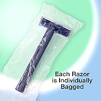 Freshscent 144 Pack Twin Blade Disposable Razors — image 6