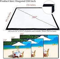 YF2009SZ 200 Inch Portable Projector Screen — image 3