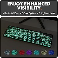 X9 Large Print Backlit Keyboard — image 5