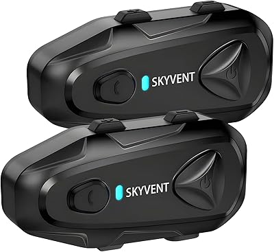SKYVENT Q4 Motorcycle Bluetooth Communication System
