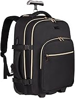 DEVPNR Rolling Backpack for Women, 17-Inch Laptop, 25L — image 1