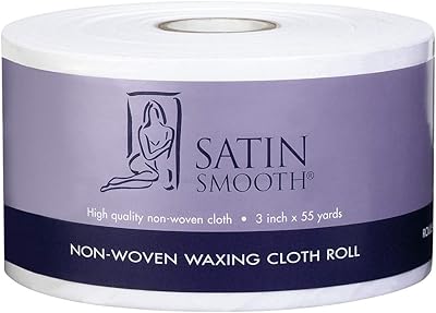 Satin Smooth Non-Woven Waxing Cloth Roll, 3 in x 55 yards