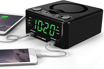 HANNLOMAX HX-300CD CD Player with FM Radio and Dual Alarm Clock